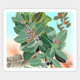 Eucalyptus Tree Plant Magnet